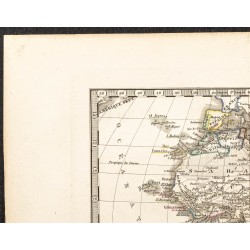 Gravure de 1873 - Carte de l'Afrique - 2