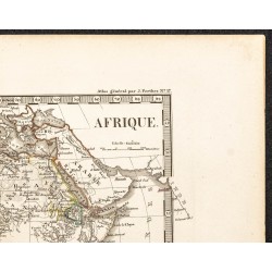 Gravure de 1873 - Carte de l'Afrique - 3