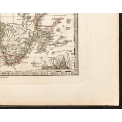 Gravure de 1873 - Carte de l'Afrique - 5