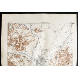 Gravure de 1880 - Carte des forts de Reims - 2