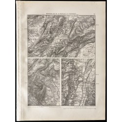 Gravure de 1880 - Morteau, Col de la Faucille ... - 1