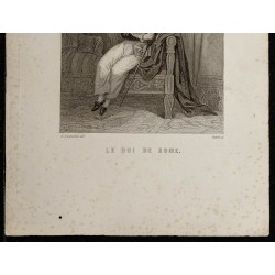 Gravure de 1850ca - Portrait de Napoléon II - 3