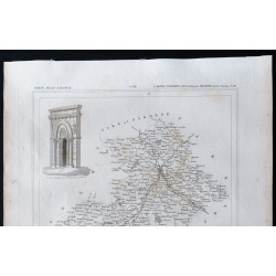 Gravure de 1833 - Département de la Haute-Garonne - 2