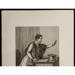 Gravure de 1850ca - Portrait de Lucien Bonaparte - 2