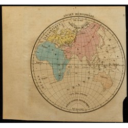 Gravure de 1826 - Ancien hémisphère - 1