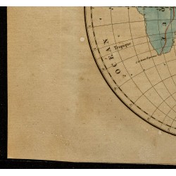 Gravure de 1826 - Ancien hémisphère - 4