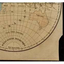 Gravure de 1826 - Ancien hémisphère - 5