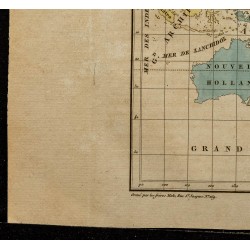 Gravure de 1826 - Carte de l'Océanie - 4