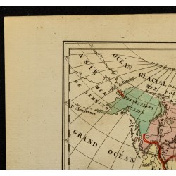 Gravure de 1826 - Carte de l'Amérique du nord - 2