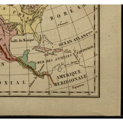 Gravure de 1826 - Carte de l'Amérique du nord - 5