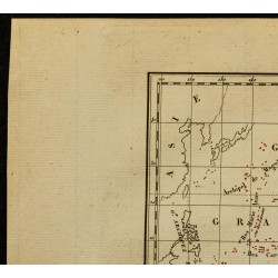 Gravure de 1826 - Carte de la Polynésie - 2