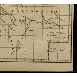 Gravure de 1826 - Carte de la Polynésie - 5