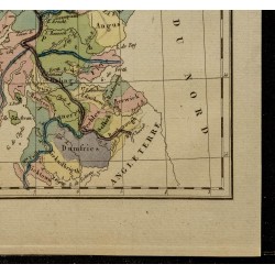 Gravure de 1826 - Carte de l'Écosse - 5