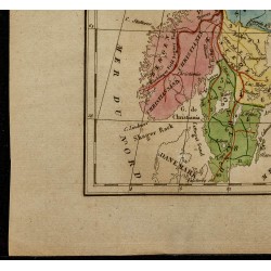 Gravure de 1826 - Carte de Suède et Norvège - 4