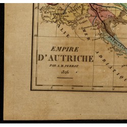 Gravure de 1826 - Empire d'Autriche - 4