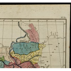 Gravure de 1826 - Carte de la Turquie d'Europe - 3