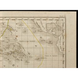 Gravure de 1855ca - Carte de l'Océanie - 3
