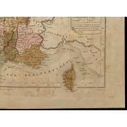 Gravure de 1855ca - Carte de France - 5