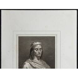 Gravure de 1855 - Portrait de Thierry IV - 2