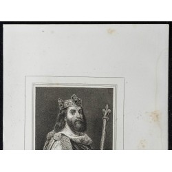 Gravure de 1855 - Portrait de Louis II - 2