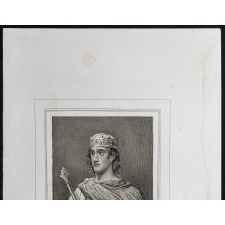 Gravure de 1855 - Portrait de Lothaire - 2