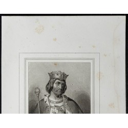 Gravure de 1855 - Portrait de Robert II - 2
