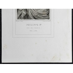 Gravure de 1855 - Portrait de Philippe Ier - 3