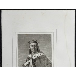 Gravure de 1855 - Portrait de Louis VIII - 2