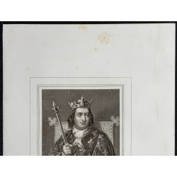 Gravure de 1855 - Portrait de Charles V - 2