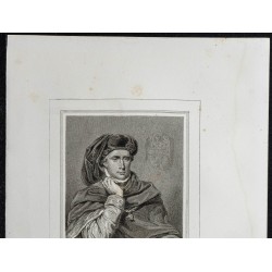 Gravure de 1855 - Portrait de Charles VI - 2