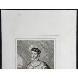 Gravure de 1855 - Portrait de Francois II - 2
