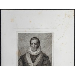 Gravure de 1855 - Portrait de Henri IV - 2
