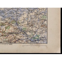 Gravure de 1880 - Carte du Génie du Pas de Calais - 5