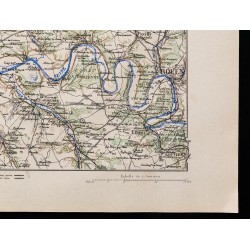 Gravure de 1880 - Carte de l'embouchure de la Seine - 5