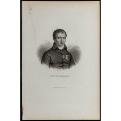 Gravure de 1850ca - Portrait de Joseph Bonaparte - 1