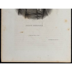 Gravure de 1850ca - Portrait de Joseph Bonaparte - 3