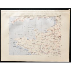 Gravure de 1880 - Chemins de fer du Nord Ouest - 1