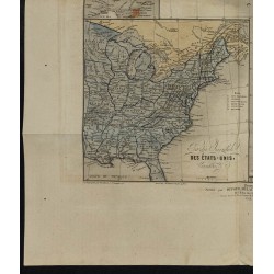 Gravure de 1859 - L'Amérique par Desbuissons - 4