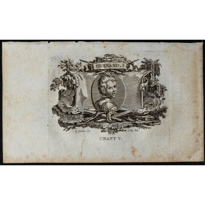 Gravure de 1817 - Portrait de Gernand - 1