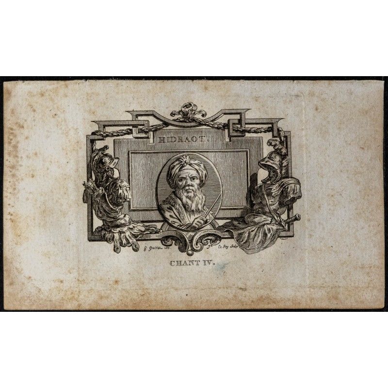 Gravure de 1817 - Portrait de Hidraot - 1