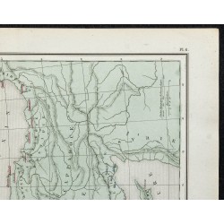 Gravure de 1857 - Carte des colonies grecques - 3