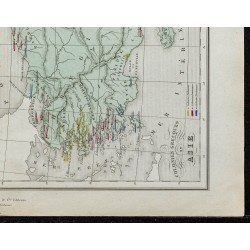 Gravure de 1857 - Carte des colonies grecques - 5