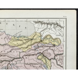 Gravure de 1857 - Carte de l'Asie mineure - 3