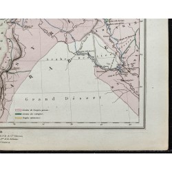 Gravure de 1857 - Carte de l'Asie mineure - 5