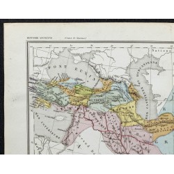 Gravure de 1857 - Asie mineure et Moyen-Orient en 189 - 2