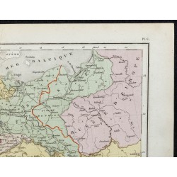 Gravure de 1857 - Allemagne et Europe centrale - 3