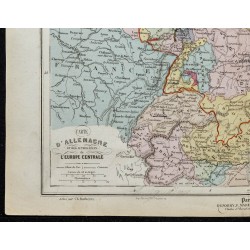 Gravure de 1857 - Allemagne et Europe centrale - 4