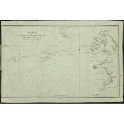 Gravure de 1786 - Islande et Groenland - 1