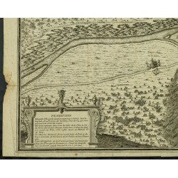 Gravure de 1705 - Plan de Lutèce - 4