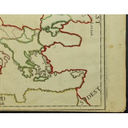 Gravure de 1711 - Carte de l'Europe - 5